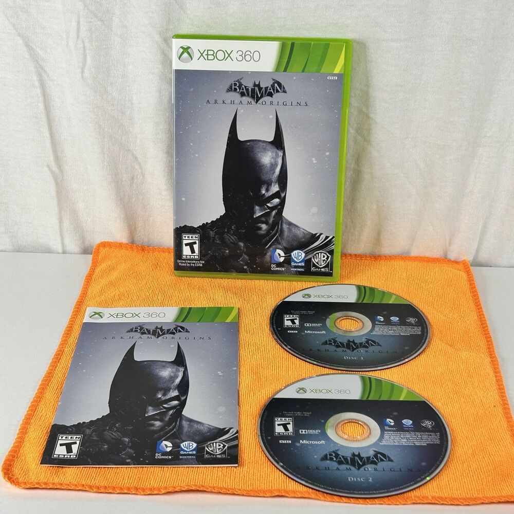 Batman: Arkham Origins (Microsoft Xbox 360, DC Comics, 2013) Complete & Tested